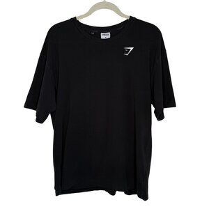 Gymshark Black Mens Crew Neck T-Shirt, M